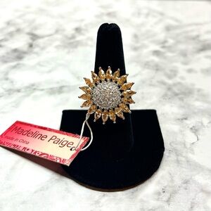 Madeline Paige Gold Sunflower Ring